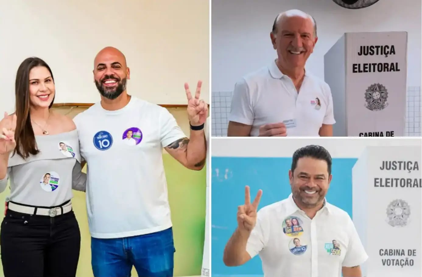 Prefeitos de quatro cidades da Grande SP votaram e destacaram cidadania