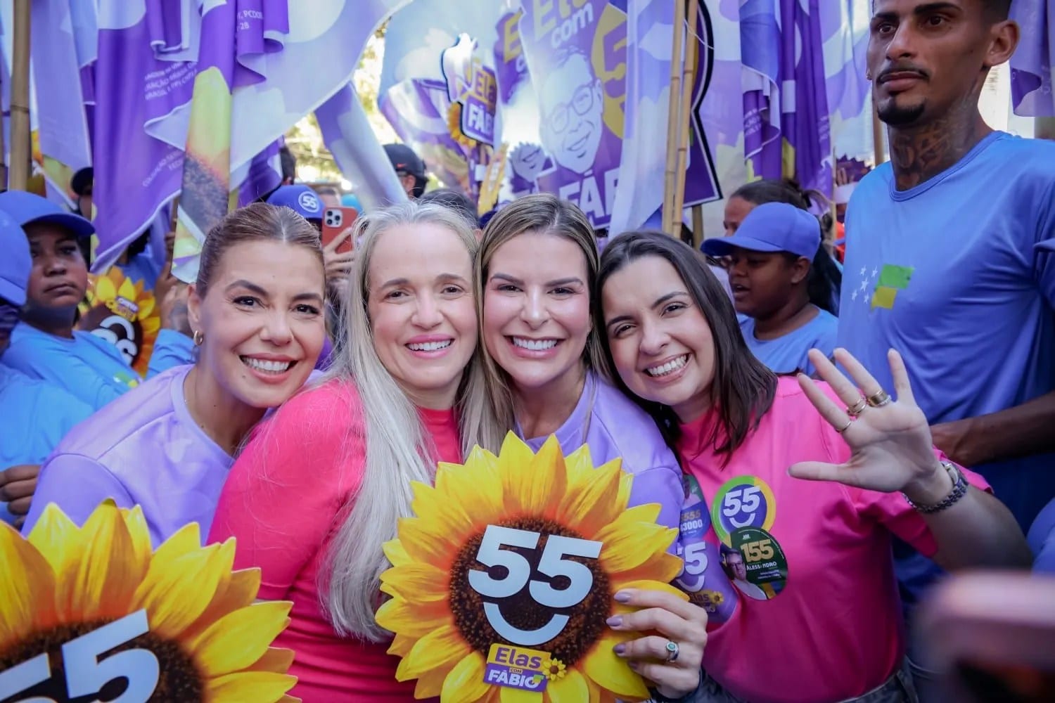 Vice-prefeita de Lagarto participa da caminhada ‘Elas com Fábio’ em Aracaju