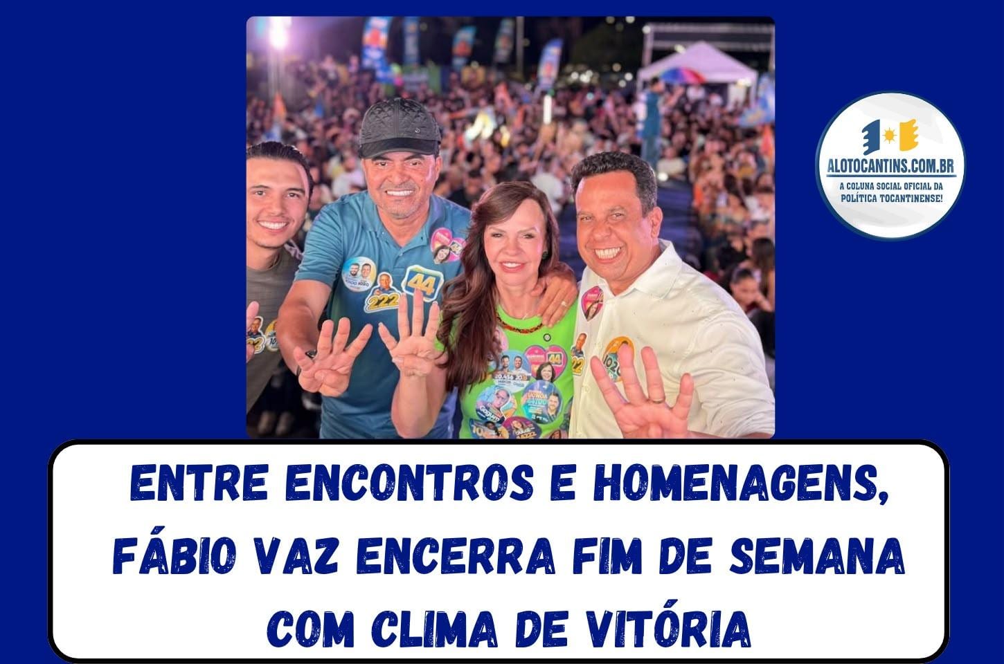 Fábio Vaz encerra fim de semana com encontros e homenagens
