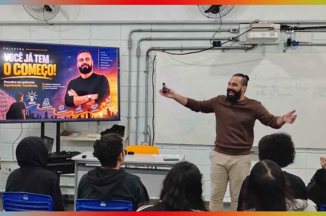 Cidade de Cubatão promove palestra sobre tecnologia e profissões do futuro para alunos da ‘melhor escola do mundo’