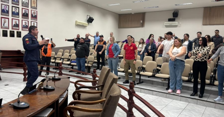 Sarandi realiza capacitação para preparar equipes para situações de emergência