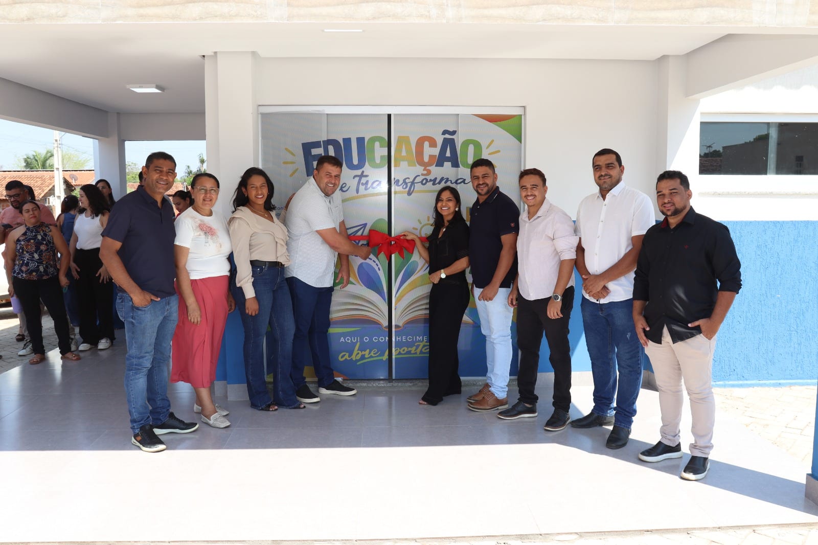 Cariri entrega auditório revitalizado na Escola Divina Ribeiro Borges