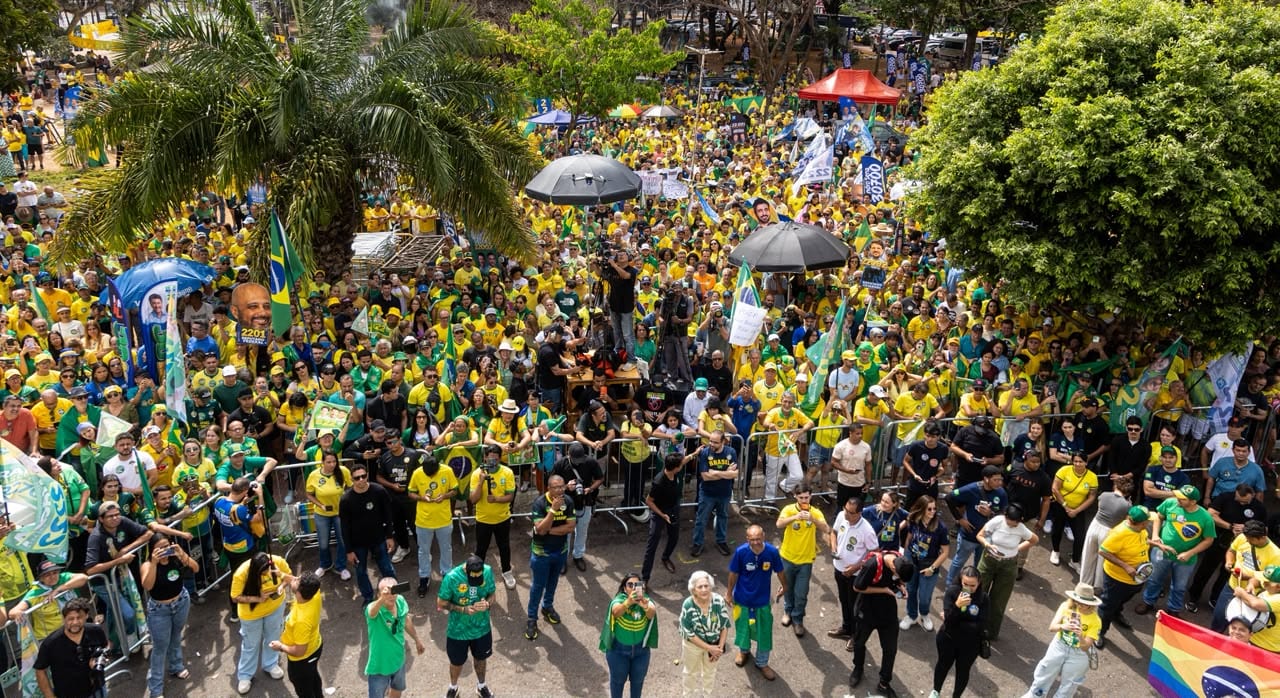 Manifestação contra Lula e Moraes reuniu cerca de 5 mil em Goiânia