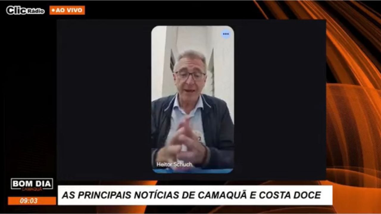 Heitor Schuch diz priorizar agricultura, saúde e empreendedorismo na campanha