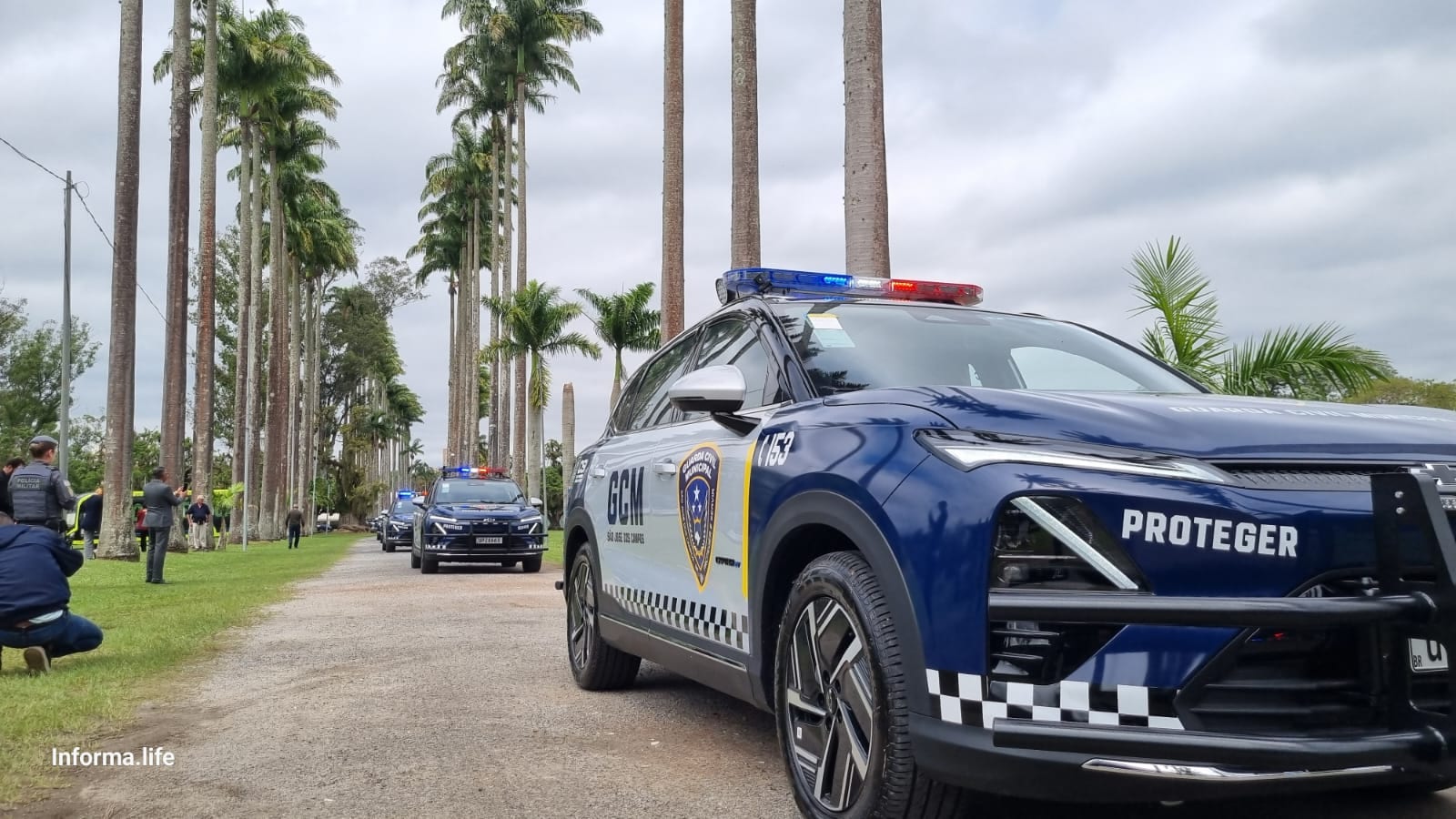 São José entrega 39 viaturas elétricas à GCM e à PM