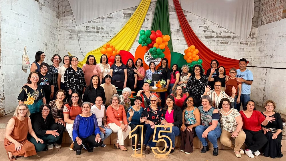 Grupo Vida em Movimento celebra 15 anos de história, amizade e integração em Manoel Viana