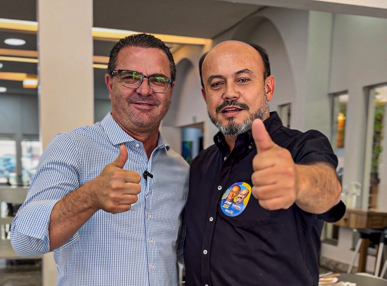 Prefeito Joaquim Pinheiro anuncia apoio a Sandoval Cardoso para deputado federal