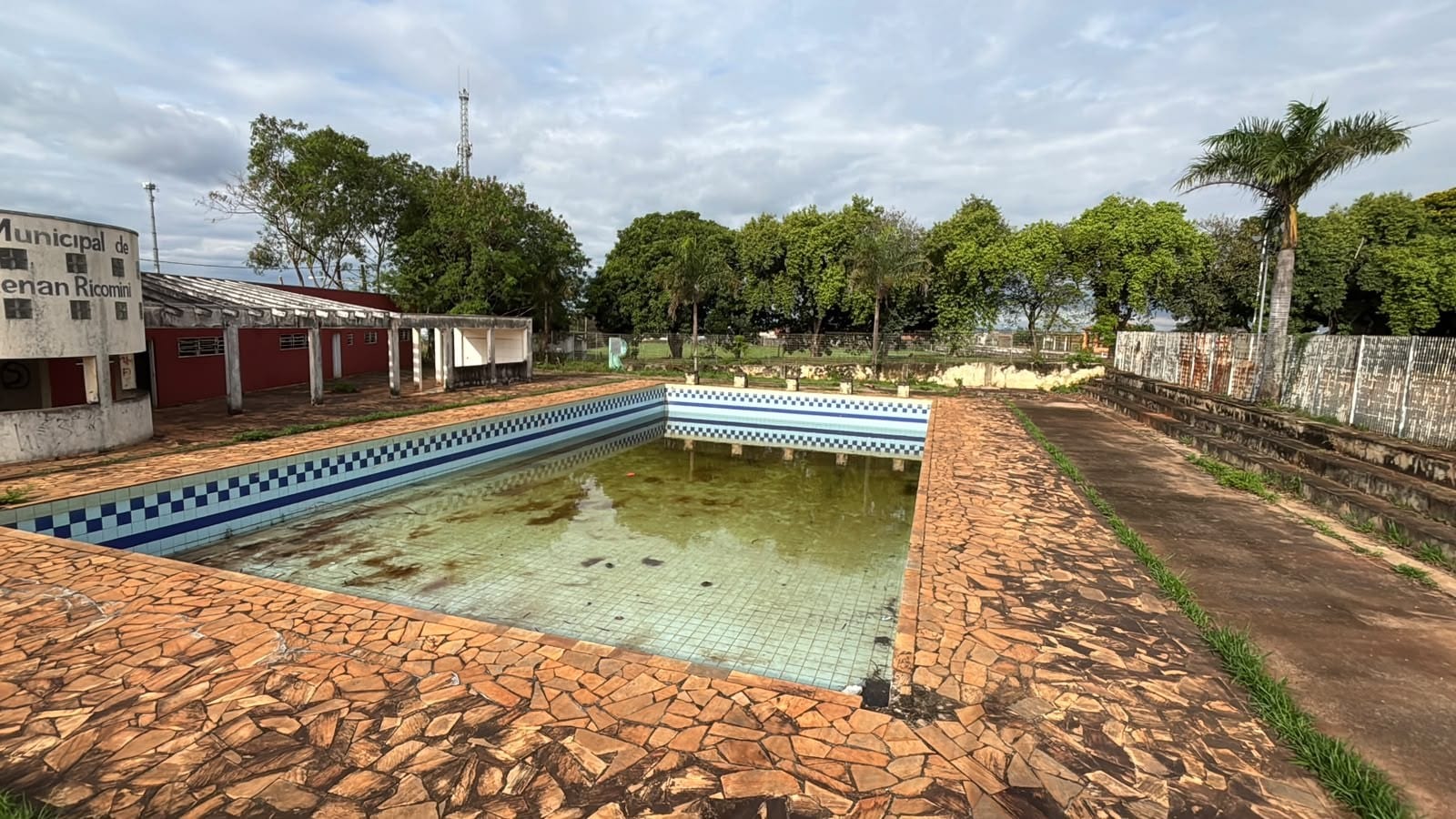 Centro Esportivo Reinaldo Fontolan, em Rafard, está desativado; obra prevista de R$2 milhões