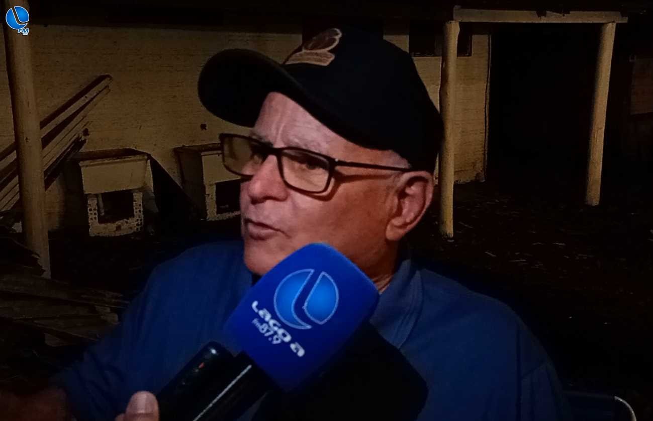 “Tentaram nos derrubar” desabafou Pedro Santini, pai do deputado Ronaldo Santini.
