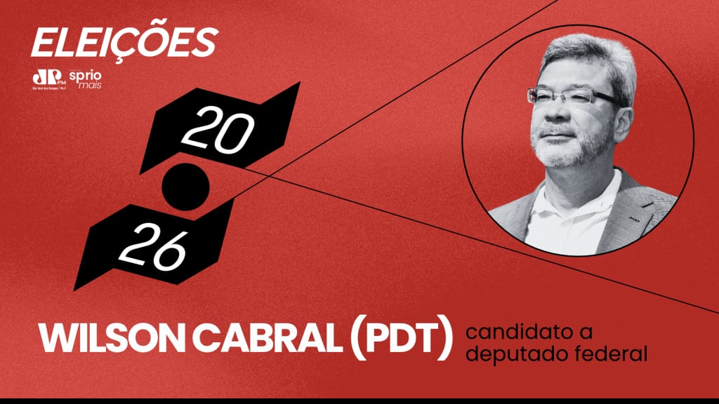 Wilson Cabral é candidato a deputado federal nas Eleições 2026