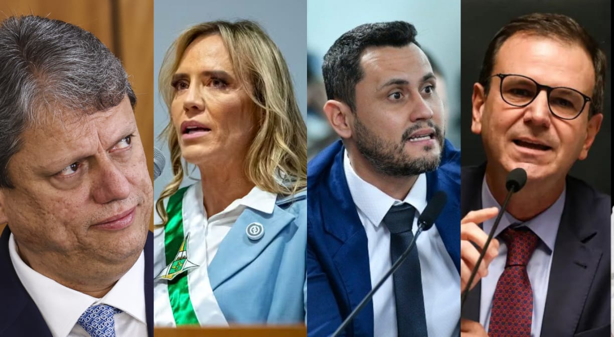 Datafolha: Tarcísio, Celina, Paes e Cleitinho lideram pesquisas estaduais