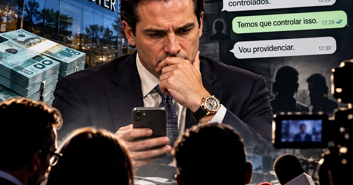 Mensagens mostram Vorcaro exigindo controle de jornalistas