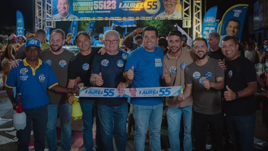 Gutierres e Dida Moreira, nomes ligados a Laurez, se aproximam de Vicentinho Júnior