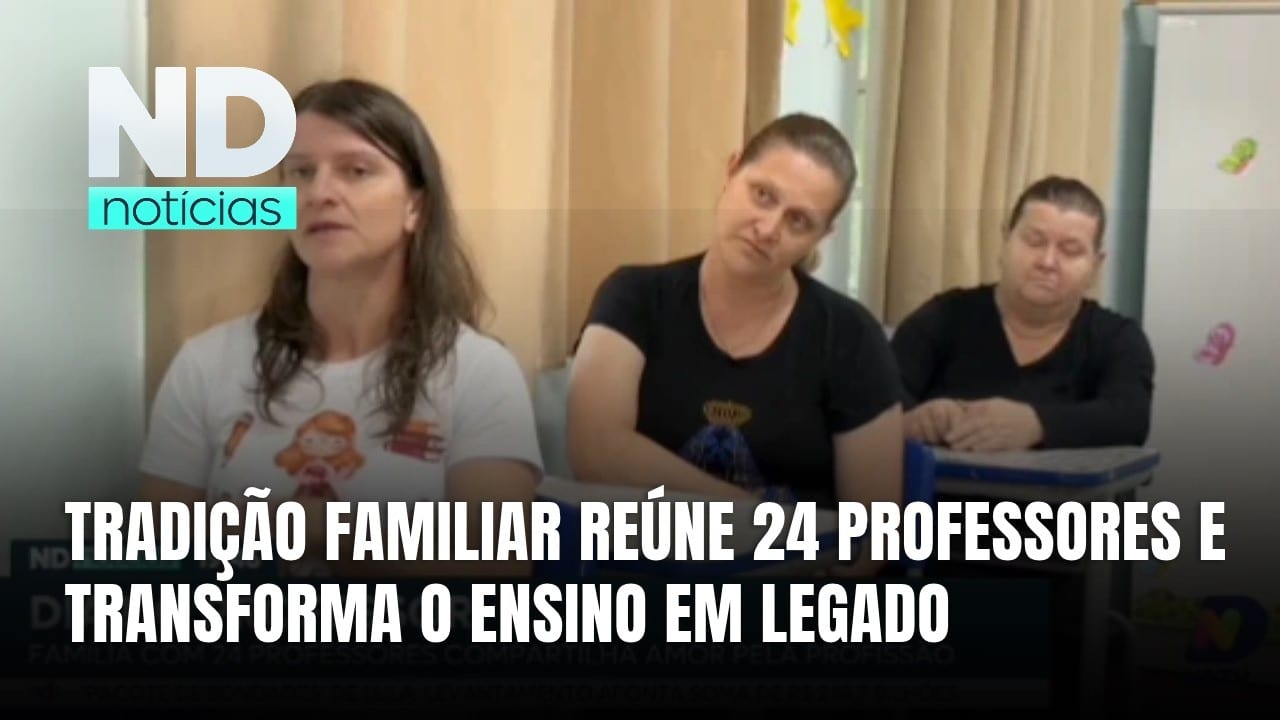 História da família Bianchi mostra como o amor por ensinar passa entre gerações