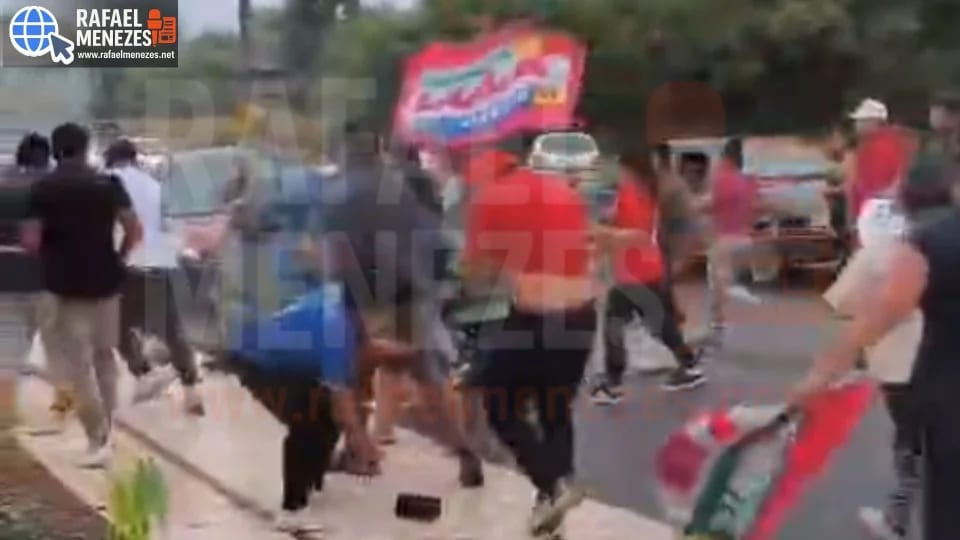 Vídeo - Policial militar fica ferido durante manifestação política de indígenas no RS