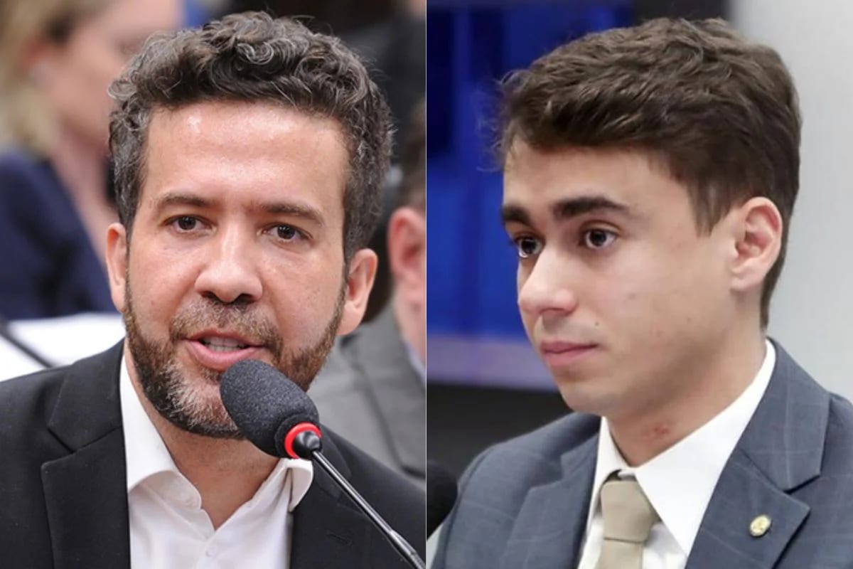 Siga em tempo real disputa entre canais de Janones e Nikolas no WhatsApp