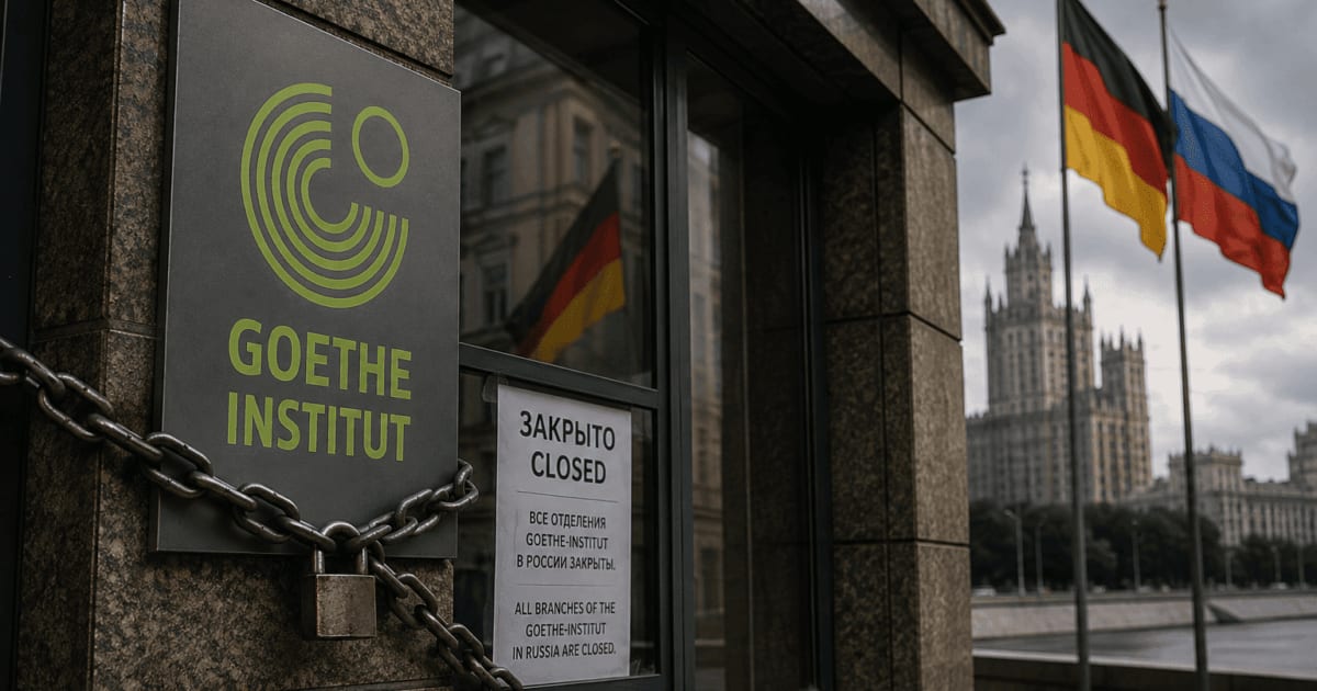 Rússia fecha Goethe-Institut após Berlim encerrar centro cultural