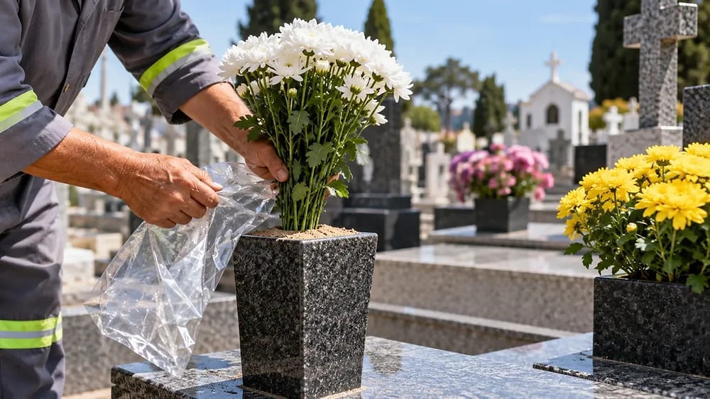 Às vésperas do Dia de Finados, Prefeitura de Estação reforça proibição de vasos que acumulam água nos cemitérios