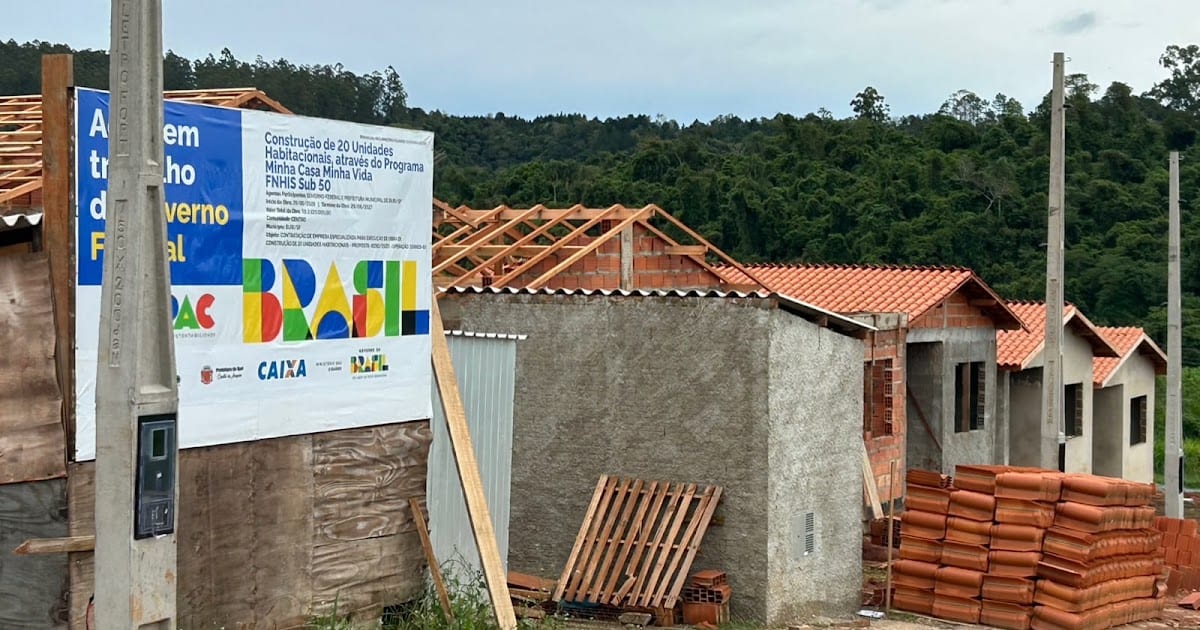 Construção de 20 moradias em Buri prevê investimento de R$ 2,52 milhões
