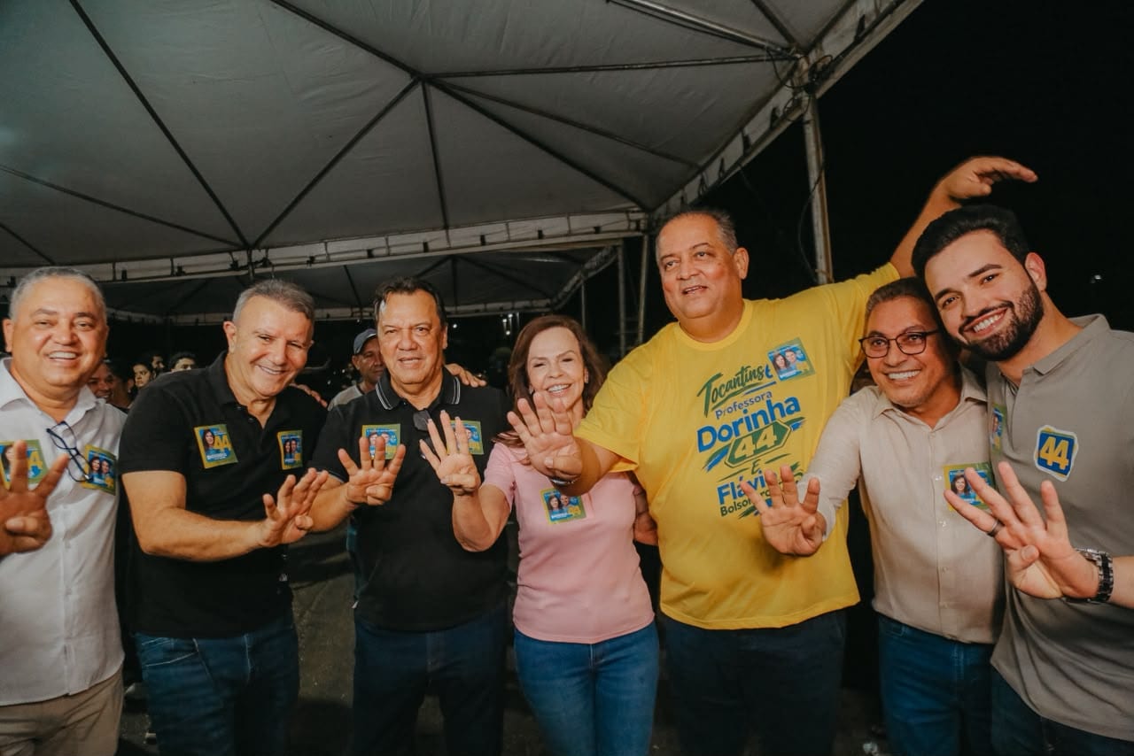 TOCANTINÓPOLIS: Fabion Gomes pede voto para Dorinha e a chama de “madrinha da UFNT”