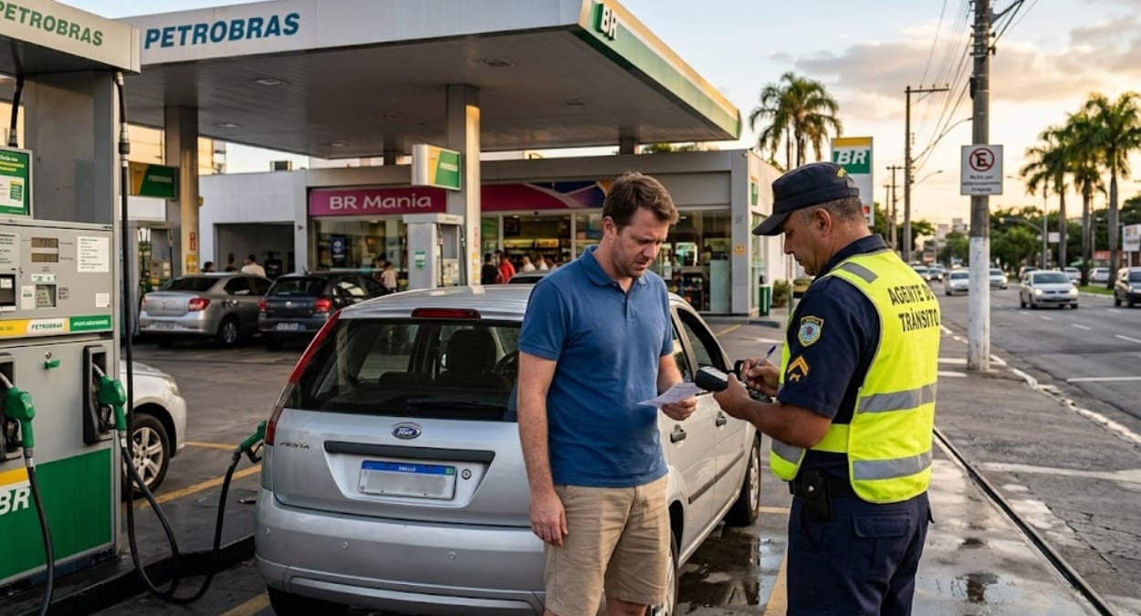 Motorista divide gasolina com colegas de trabalho e pode ser multado; entenda quando a carona vira transporte irregular