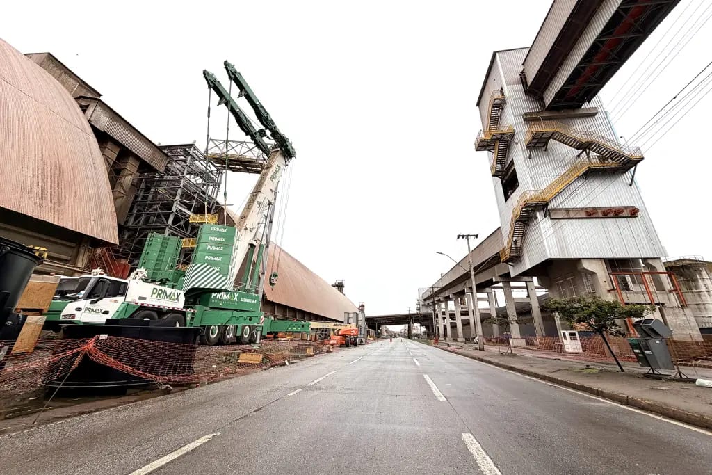 Primeira interligação do Moegão com terminal privado será feita neste domingo