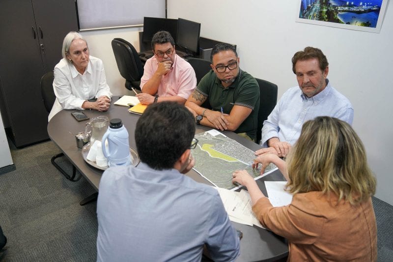 Praia Grande se reúne com MP em Santos para tratar obras de drenagem