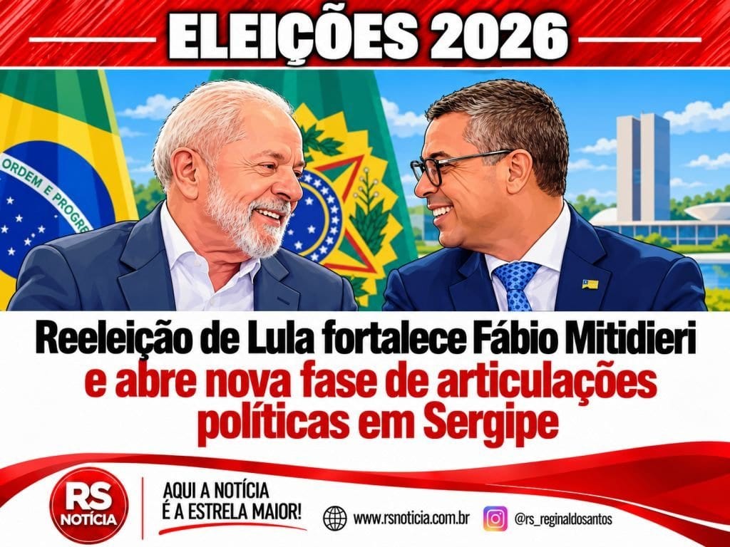 Reeleição de Lula fortalece Fábio Mitidieri e abre nova fase de articulações políticas em Sergipe