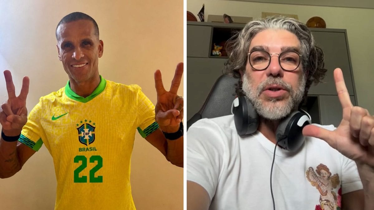 Rivaldo ganha ‘apoio’ de Neymar após declarar voto em Flávio Bolsonaro; Juninho Pernambucano reforça campanha de Lula