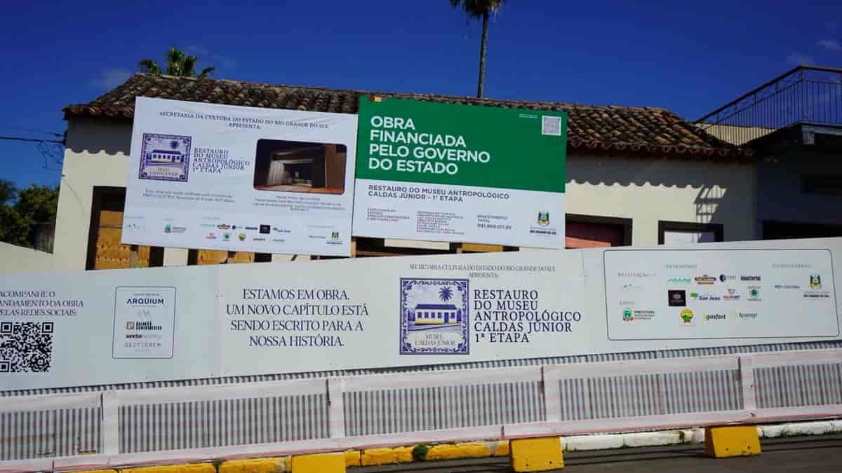 Casarão bicentenário que abriga Museu Caldas Júnior passa por restauro milionário no Litoral Norte