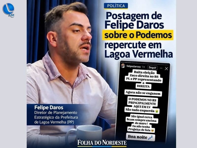 Publicação de filiado ao Progressistas gera nota oficial do partido