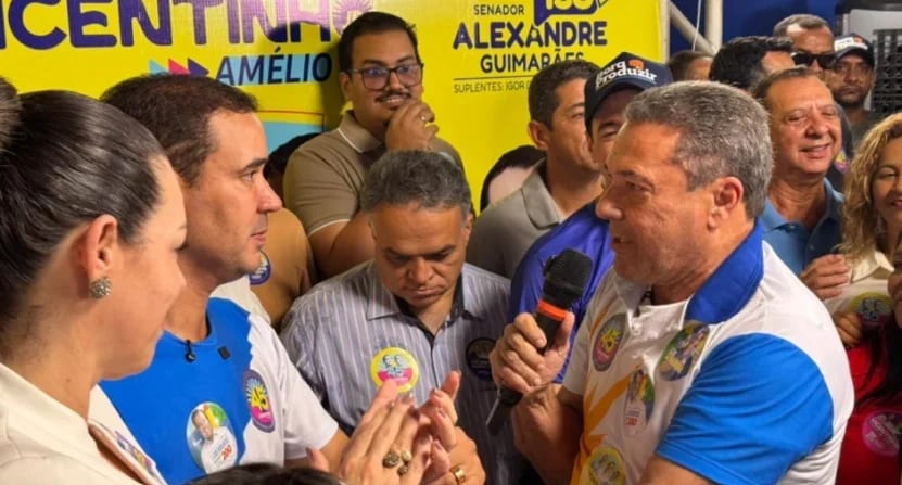 Vicentinho define seus dois nomes ao Senado e anuncia apoio a Luxemburgo
