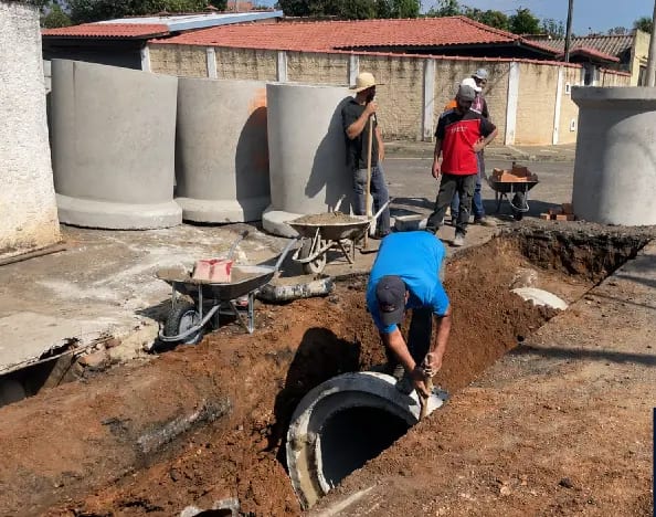 Botucatu: Nova obra de drenagem já está em andamento em Vitoriana