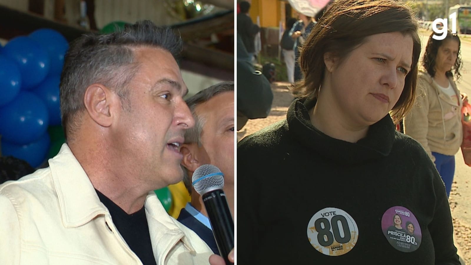 Candidatos ao governo do RS tiveram agendas de campanha nesta terça (1º)