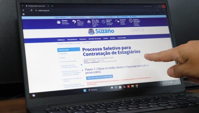 Prefeitura de Suzano abre inscrições para processo seletivo de estágio