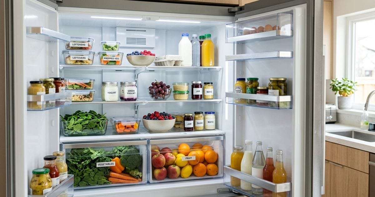 A geladeira está tão cheia que nada parece gelar direito: deixar espaço entre os alimentos ajuda o ar frio a circular pe