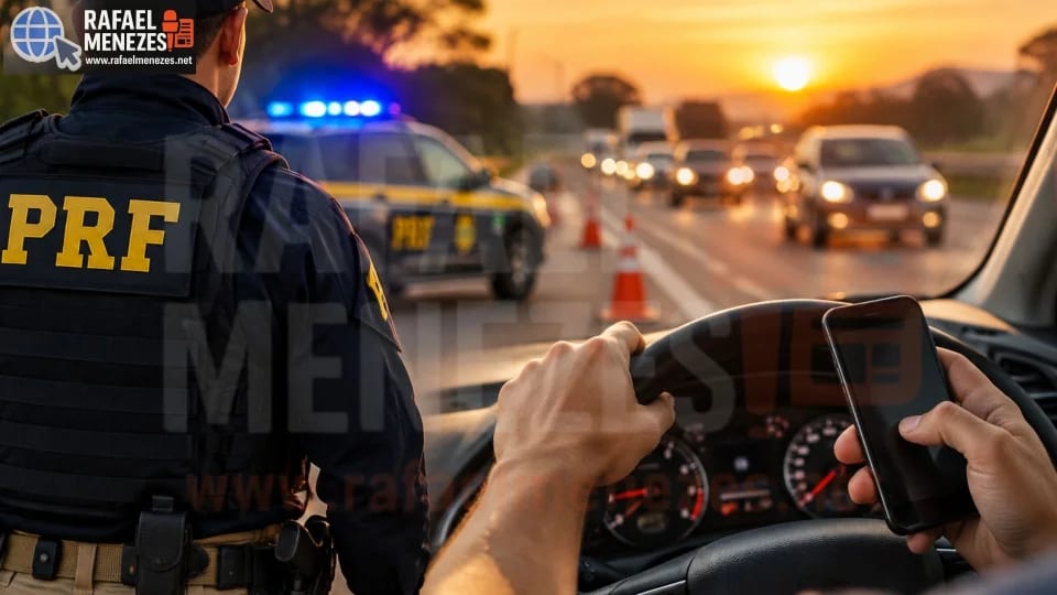 PRF inicia Operação Finados com reforço na fiscalização e alerta sobre uso de celular ao volante