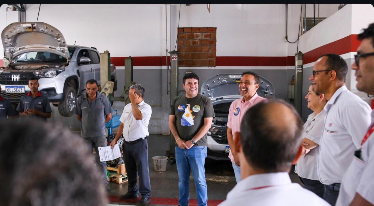 Alfredo Júnior e Gleydson Nato visitam empresas e apresentam propostas para fortalecer economia de Gurupi