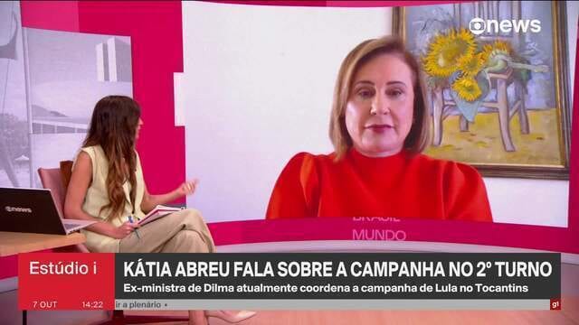 Críticas de Kátia Abreu expõem dilema estratégico na campanha de Lula para o 2º turno