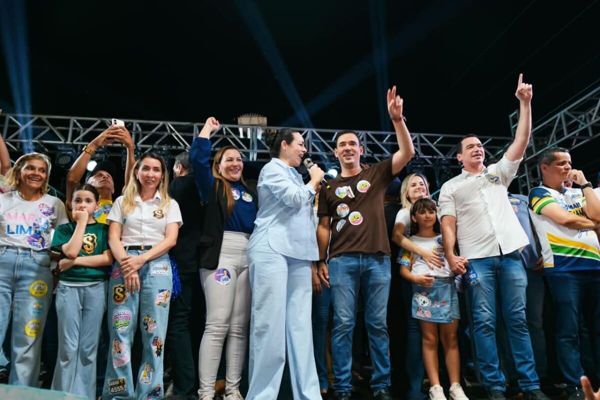 Cinthia Ribeiro encerra campanha em Araguaína com milhares de apoiadores