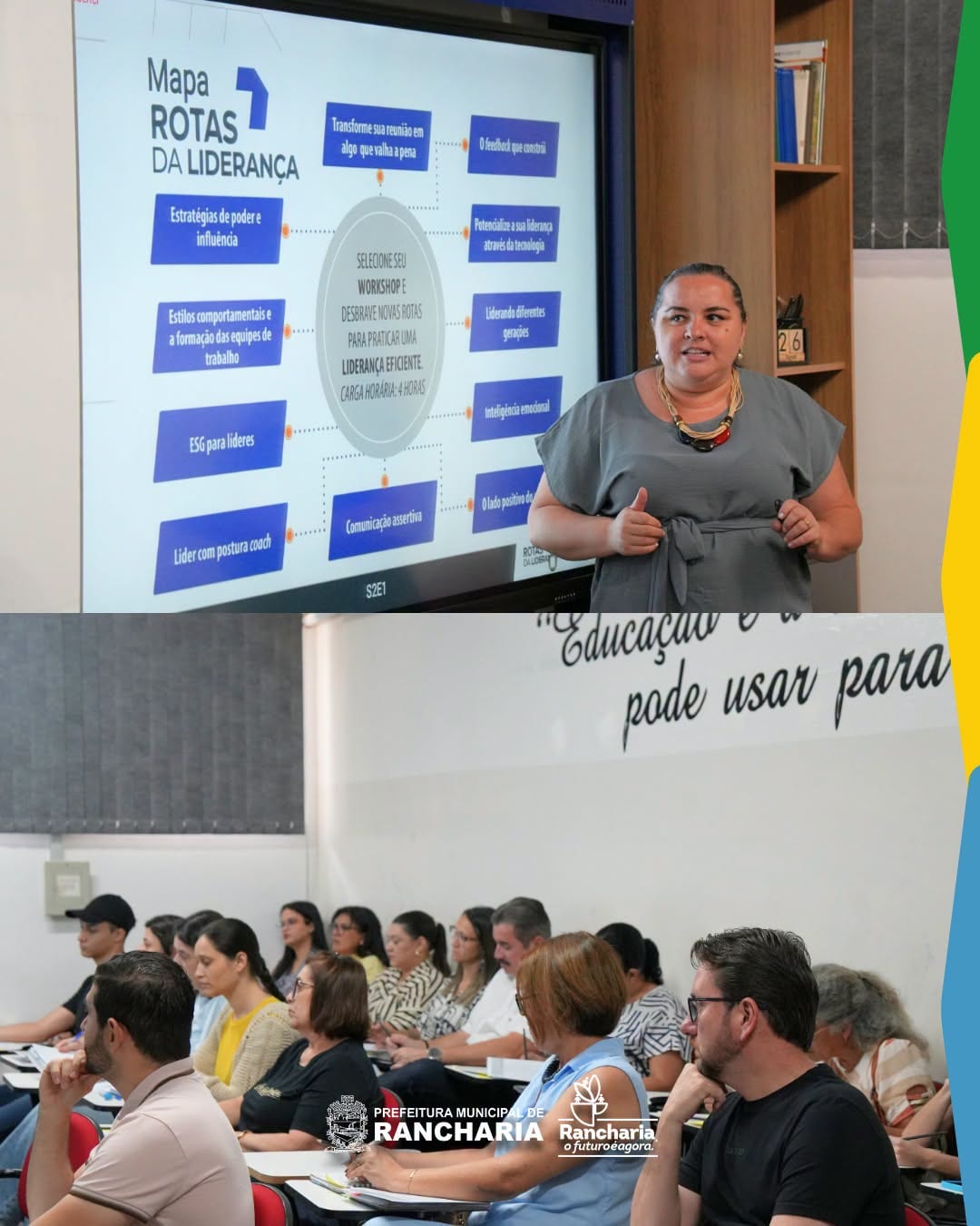 Capacitação reúne servidores municipais para aprimorar liderança e trabalho em equipe