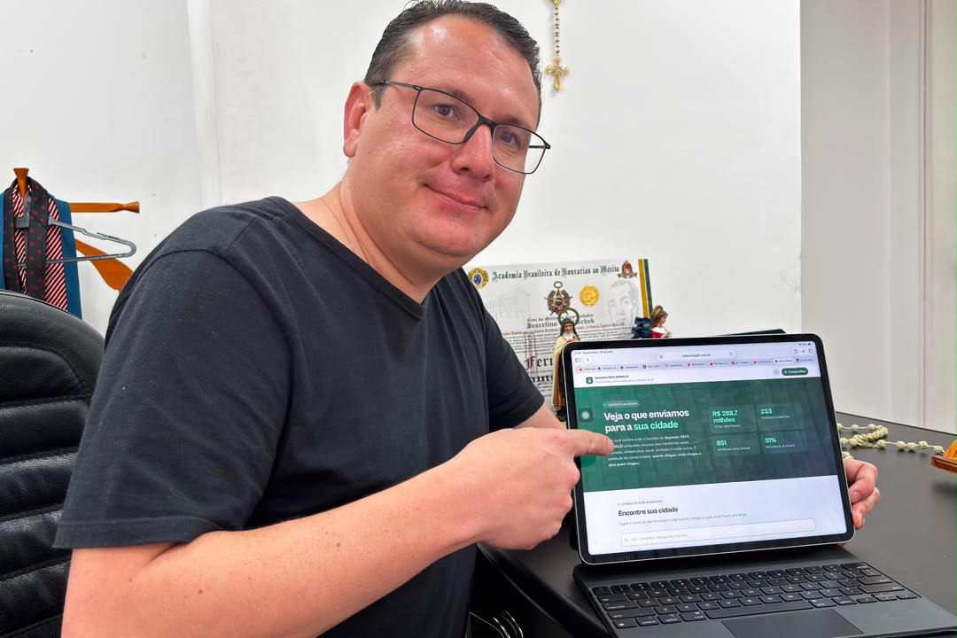 Deputado lança portal para transparência de R$ 288 milhões em SP
