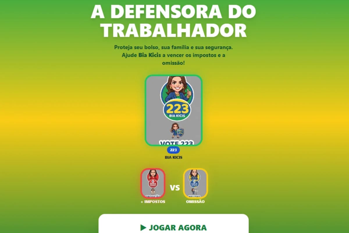 Juíza do TRE-DF suspende jogo que promovia Bia Kicis ao Senado