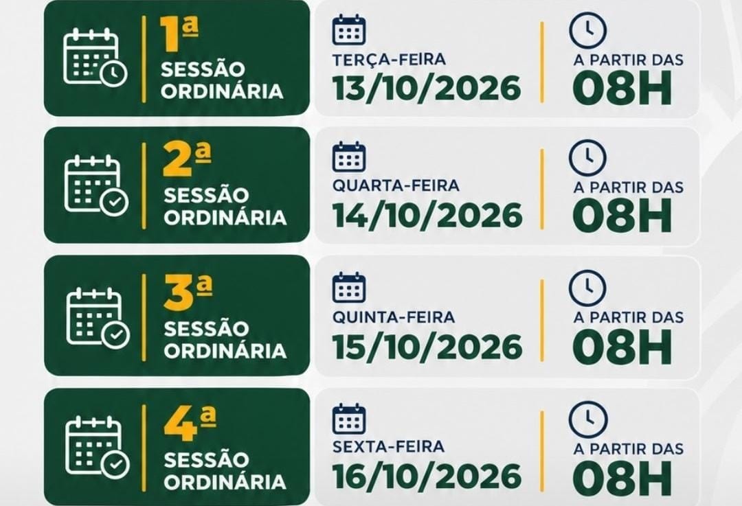 Câmara Municipal realiza suas Sessões Ordinárias