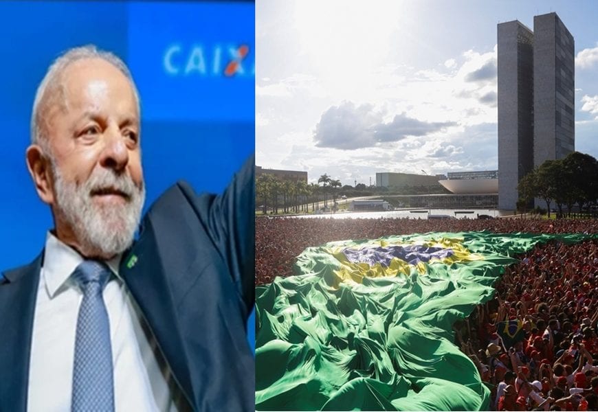Lula registra nome e programa; convoca população à luta