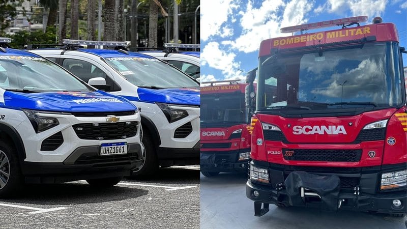 Pernambuco entrega 300 fuzis, 17 viaturas, 268 máscaras e inaugura novo Corpo de Bombeiros