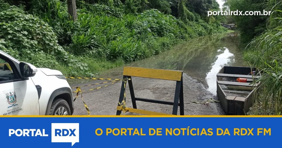 Prefeitura de São Mateus do Sul informa interdições de vias por alagamentos na Vila Amaral, Usina Velha e Parque das Tam