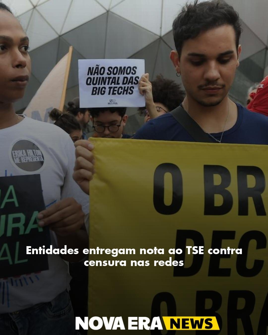 Entidades entregam nota ao TSE contra censura nas redes