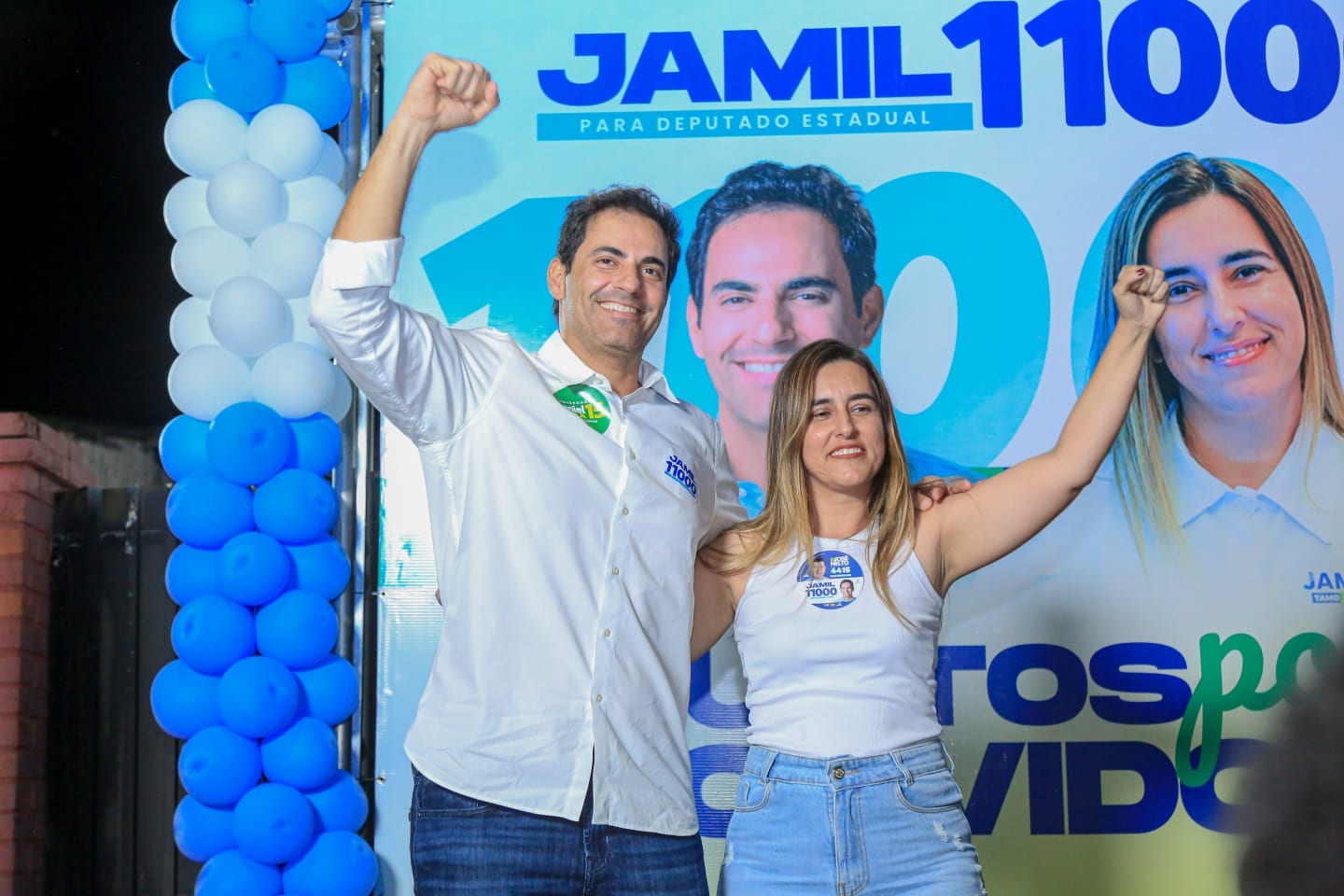 Jamil e vereadora Suzana atraem centenas em Ouvidor e reforçam campanha