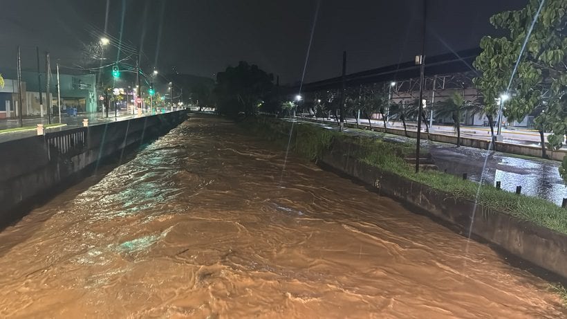 Chuva de 79 mm em Valinhos mobiliza equipes na madrugada